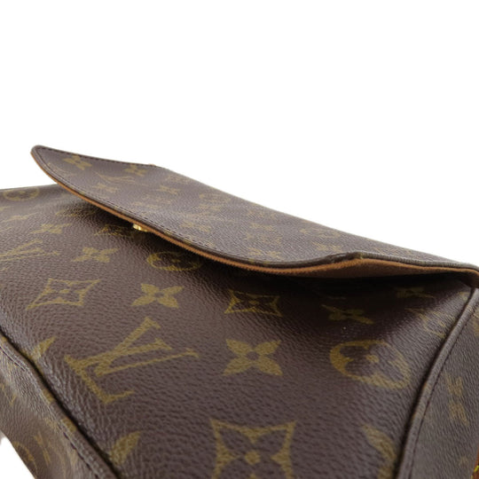 LOUIS VUITTON Handbag M51147 Monogram canvas Brown Mini Looping Women Used Authentic