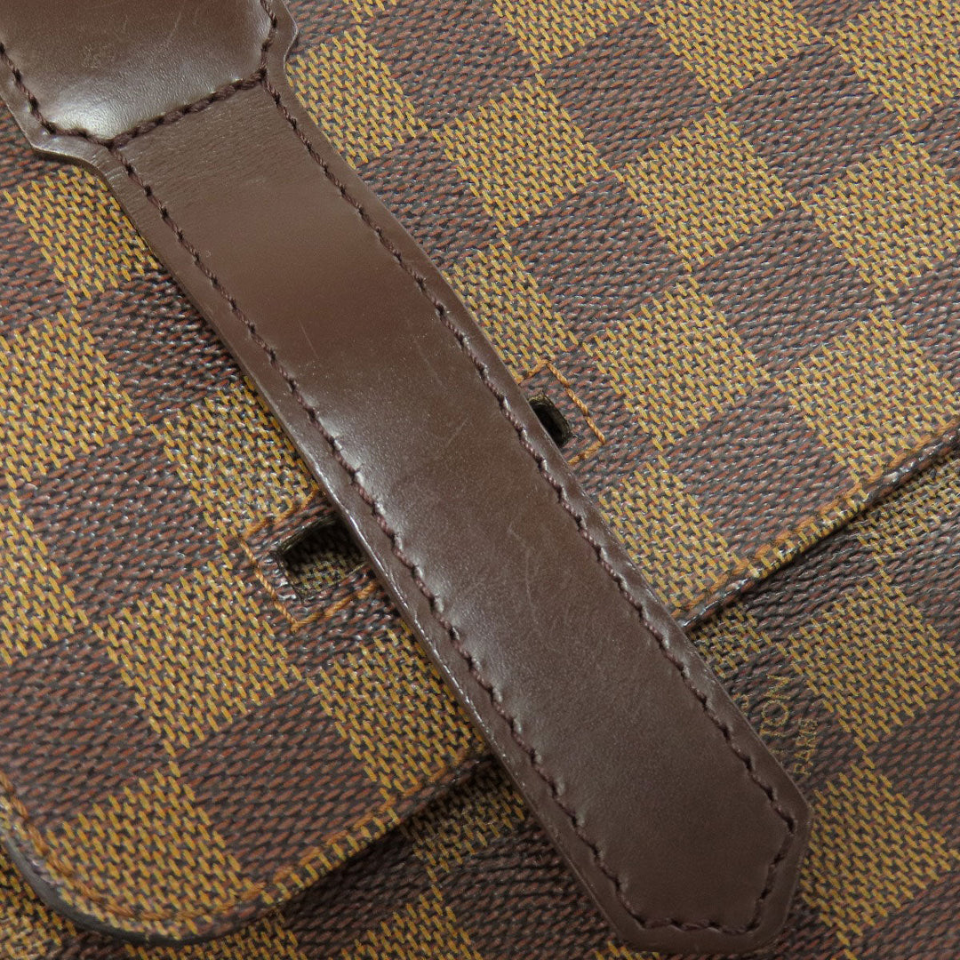 LOUIS VUITTON Shoulder Bag N42270 Damier canvas Brown Broadway Women Used Authentic