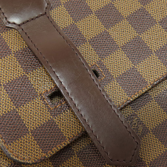 LOUIS VUITTON Shoulder Bag N42270 Damier canvas Brown Broadway Women Used Authentic