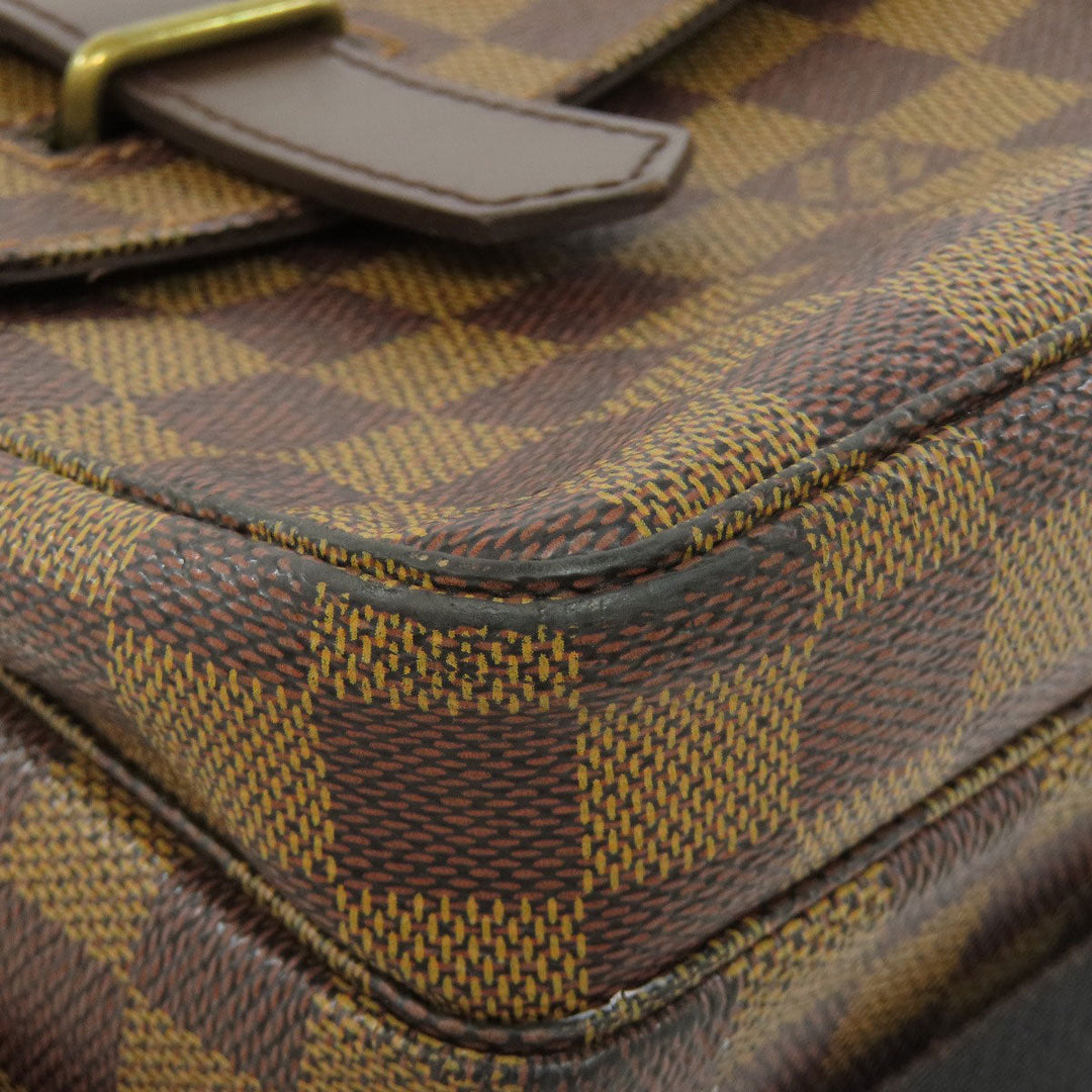 LOUIS VUITTON Shoulder Bag N42270 Damier canvas Brown Broadway Women Used Authentic