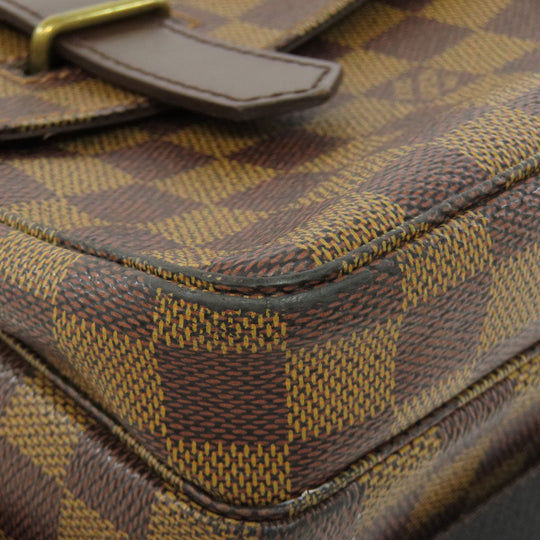 LOUIS VUITTON Shoulder Bag N42270 Damier canvas Brown Broadway Women Used Authentic