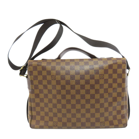LOUIS VUITTON Shoulder Bag N42270 Damier canvas Brown Broadway Women Used Authentic