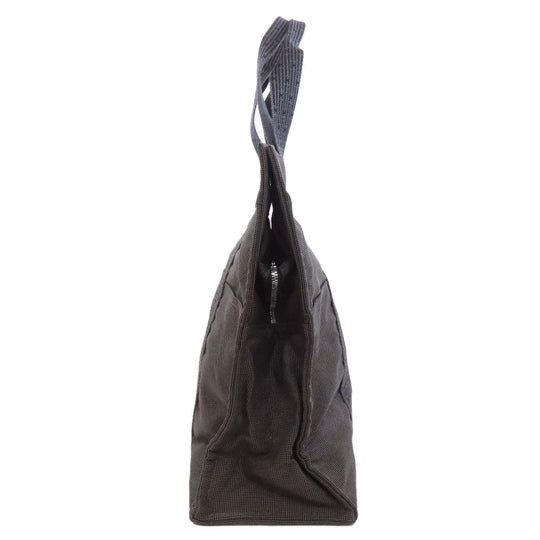 HERMES Tote Bag canvas gray Her LineGM Women Used Authentic