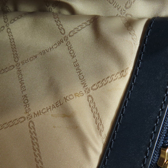 MICHAEL KORS Tote Bag PVC white MK signature