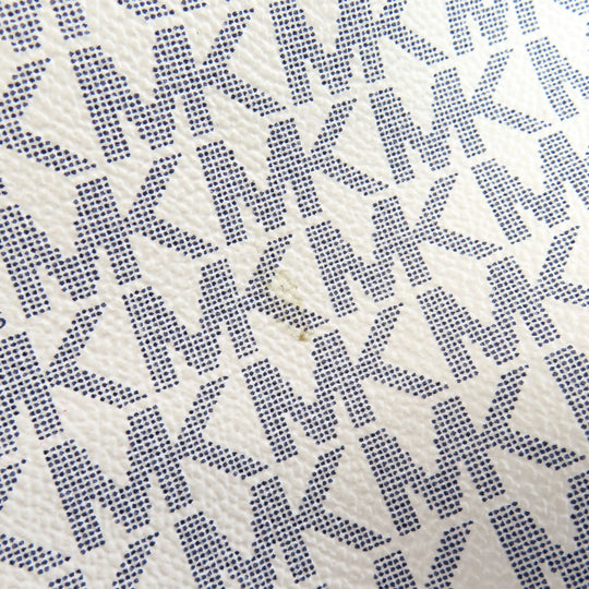 MICHAEL KORS Tote Bag PVC white MK signature