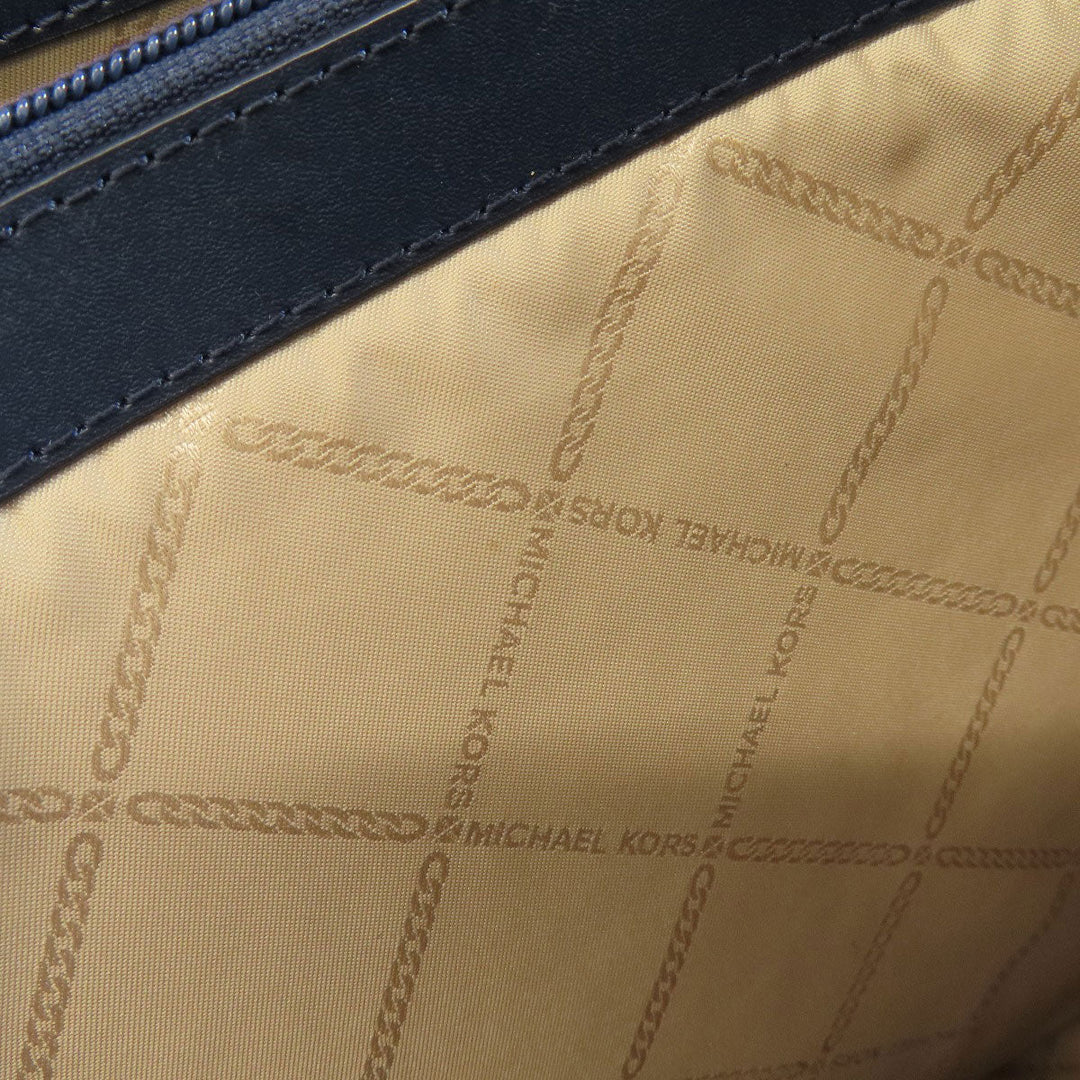 MICHAEL KORS Tote Bag PVC white MK signature