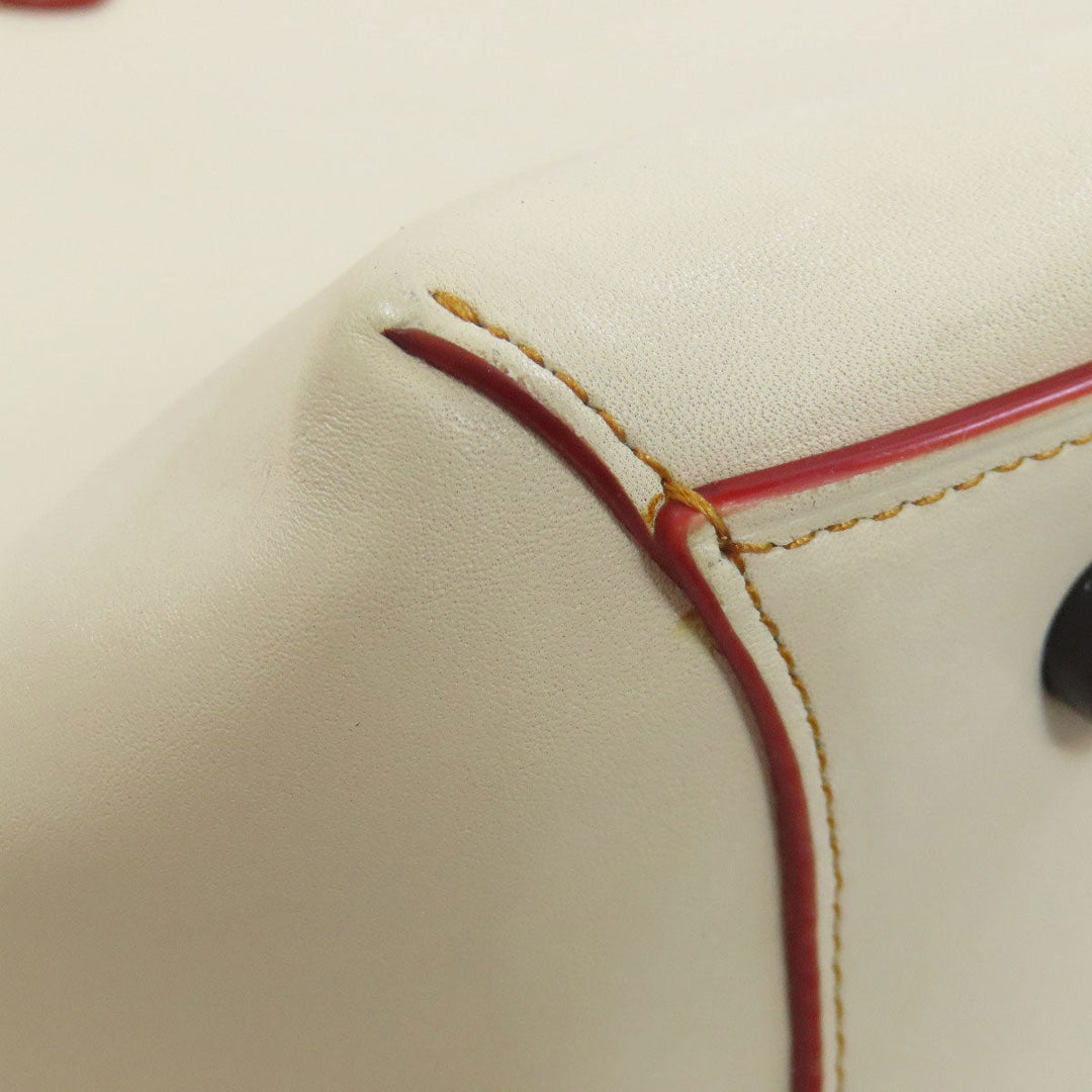 COACH Handbag 59132 leather white Dakota Satchel 2WAY Women Used Authentic