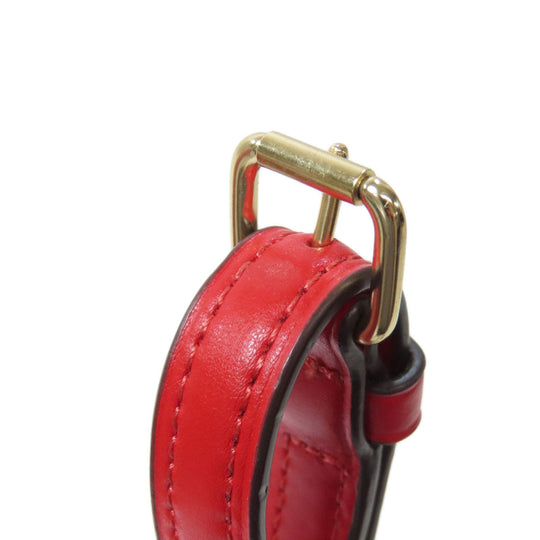 COACH Shoulder Bag 91015 PVC Brown Signature Heart Women Used Authentic