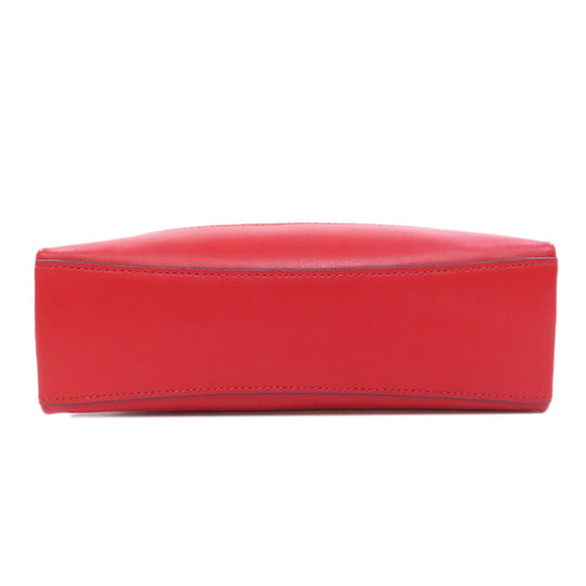 COACH Shoulder Bag 91015 PVC Brown Signature Heart Women Used Authentic