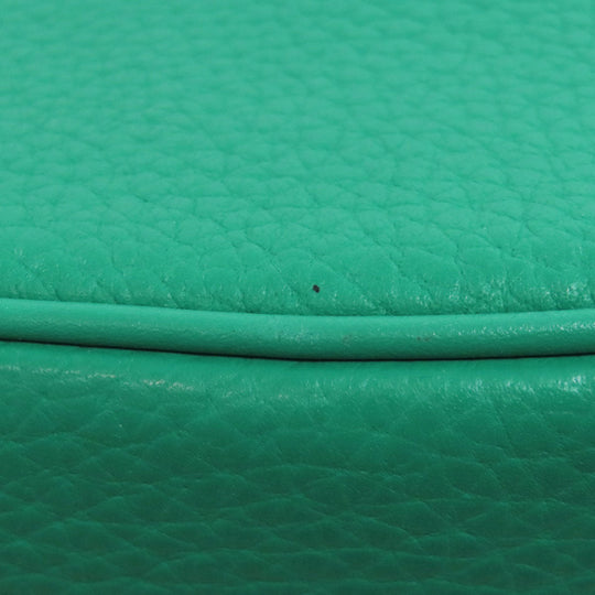 COACH Shoulder Bag CC386 leather green Camera bag Women Used Authentic