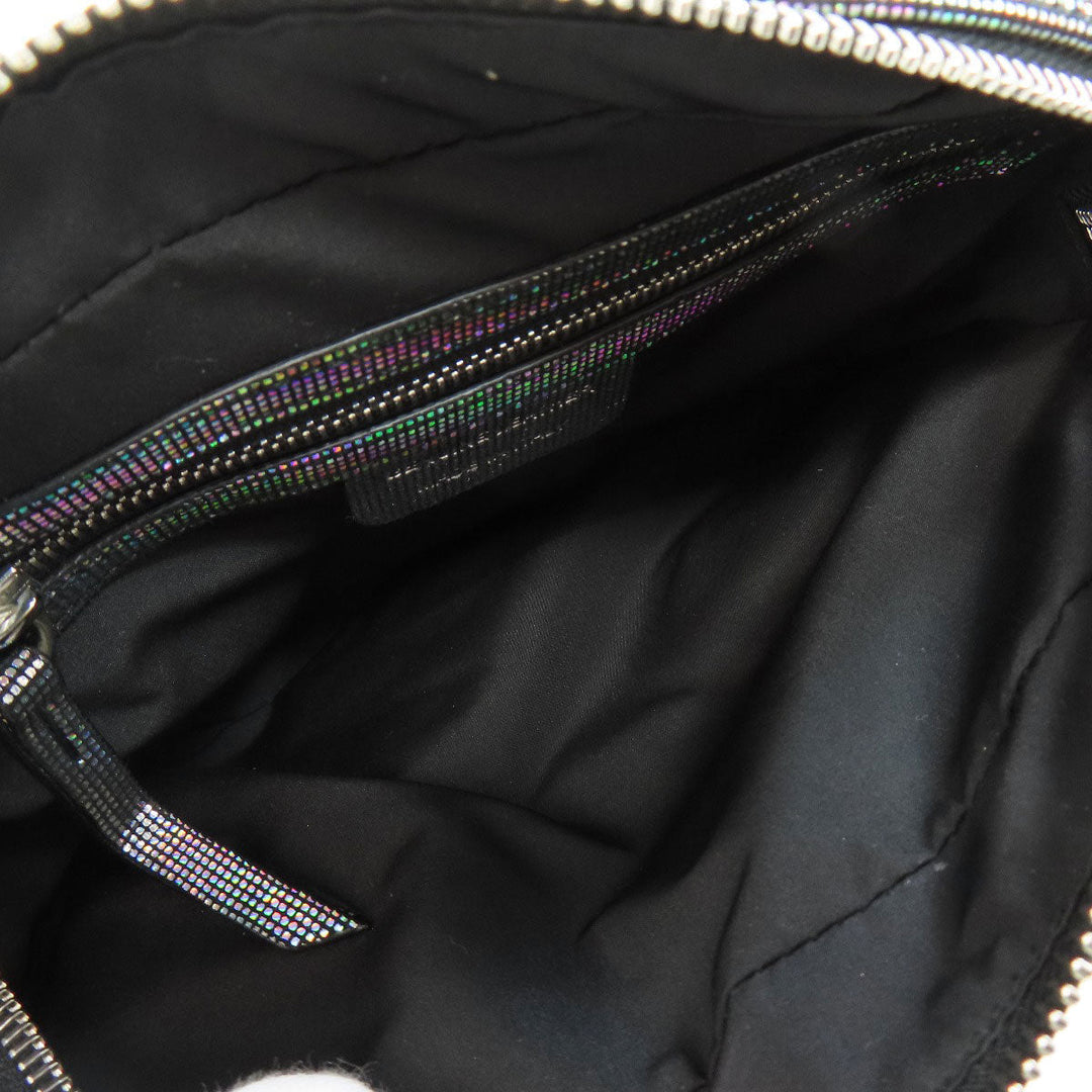 Maison Margiela Shoulder Bag polyester Silver Gram slam Women Used Authentic