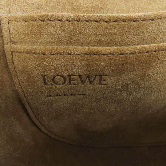 LOEWE Shoulder Bag Calfskin gray Gate Dual Women Used Authentic