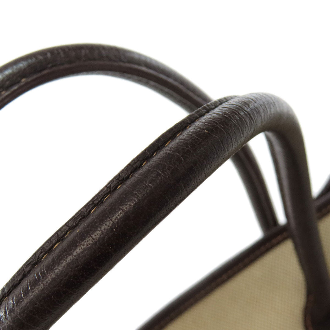 HERMES Tote Bag Tower ash beige Garden Party PM SilverMetal
