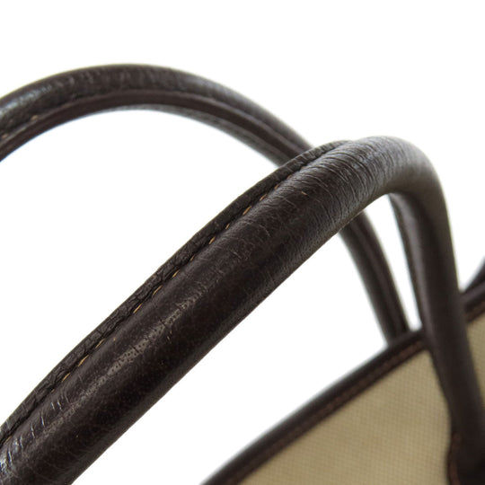 HERMES Tote Bag Tower ash beige Garden Party PM SilverMetal