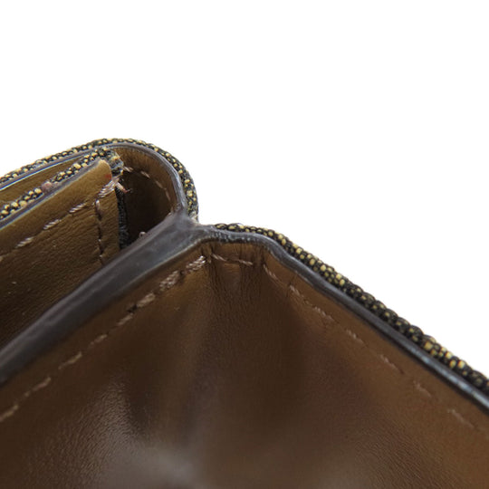 FENDI Bifold Wallet canvas Brown Zucca Pattern