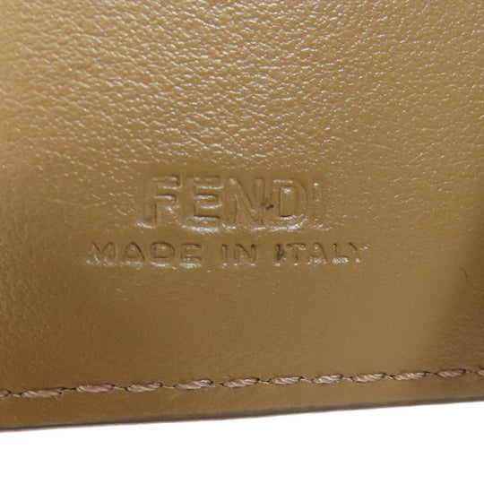FENDI Bifold Wallet canvas Brown Zucca Pattern