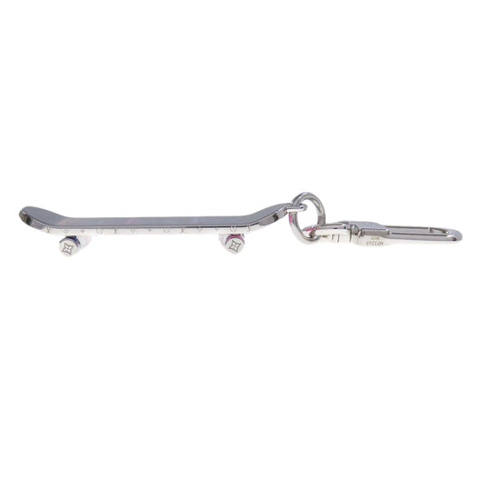 LOUIS VUITTON key ring MP3269 metallic Silver Bijoux sack Women Used Authentic