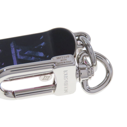 LOUIS VUITTON key ring MP3269 metallic Silver Bijoux sack Women Used Authentic