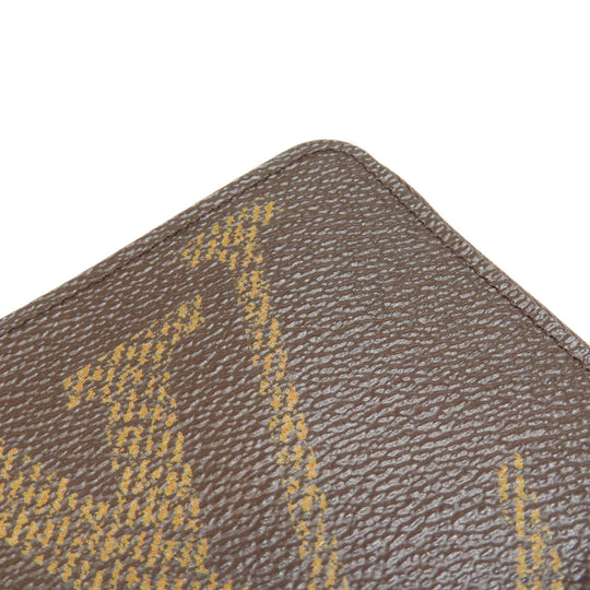 LOUIS VUITTON Coin case M69354 Giant monogram canvas Brown Zippy coin purse Women(Unisex) Used Authentic