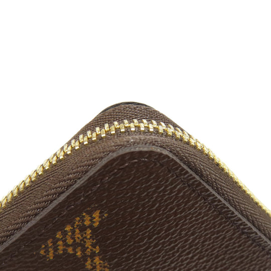 LOUIS VUITTON Coin case M69354 Giant monogram canvas Brown Zippy coin purse Women(Unisex) Used Authentic