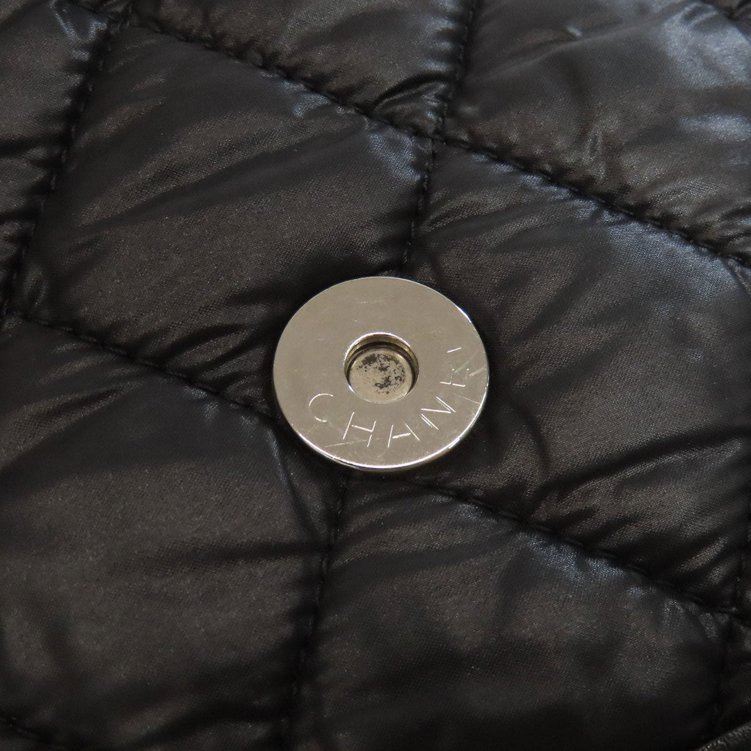 CHANEL Backpack Nylon black Cococoon SilverMetal Women Used Authentic