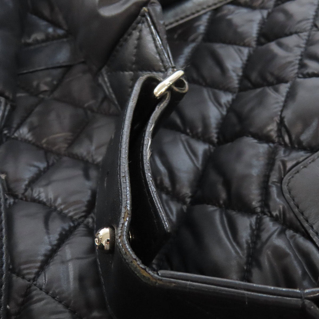 CHANEL Backpack Nylon black Cococoon SilverMetal Women Used Authentic