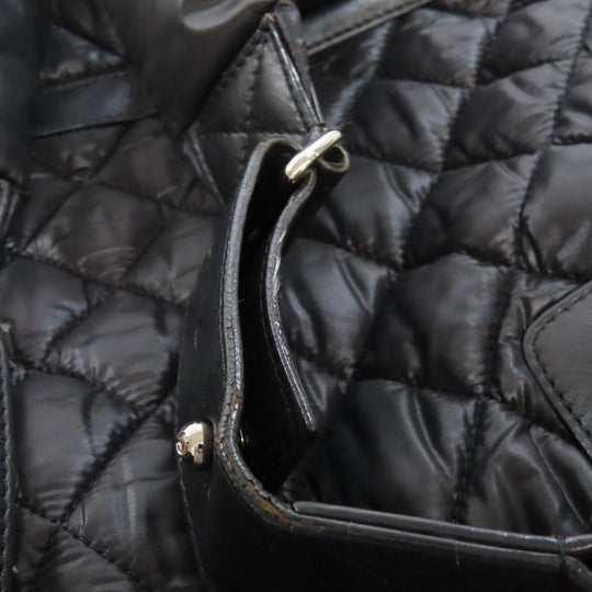 CHANEL Backpack Nylon black Cococoon SilverMetal Women Used Authentic