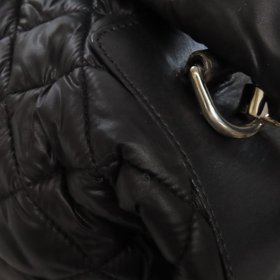 CHANEL Backpack Nylon black Cococoon SilverMetal Women Used Authentic