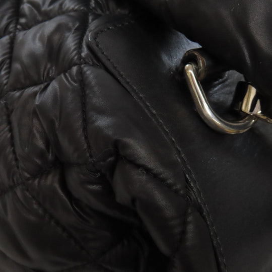 CHANEL Backpack Nylon black Cococoon SilverMetal Women Used Authentic