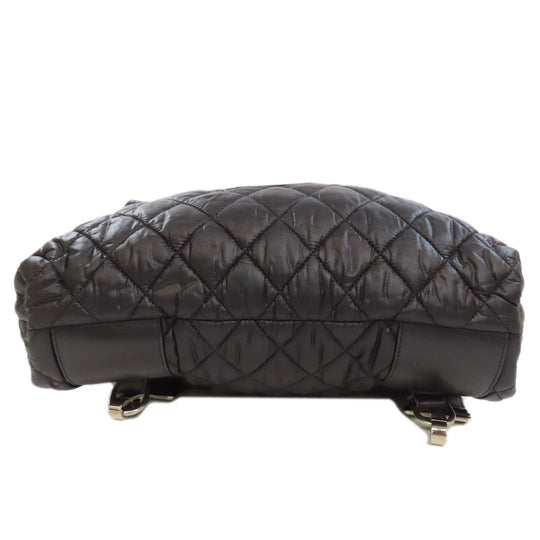 CHANEL Backpack Nylon black Cococoon SilverMetal Women Used Authentic