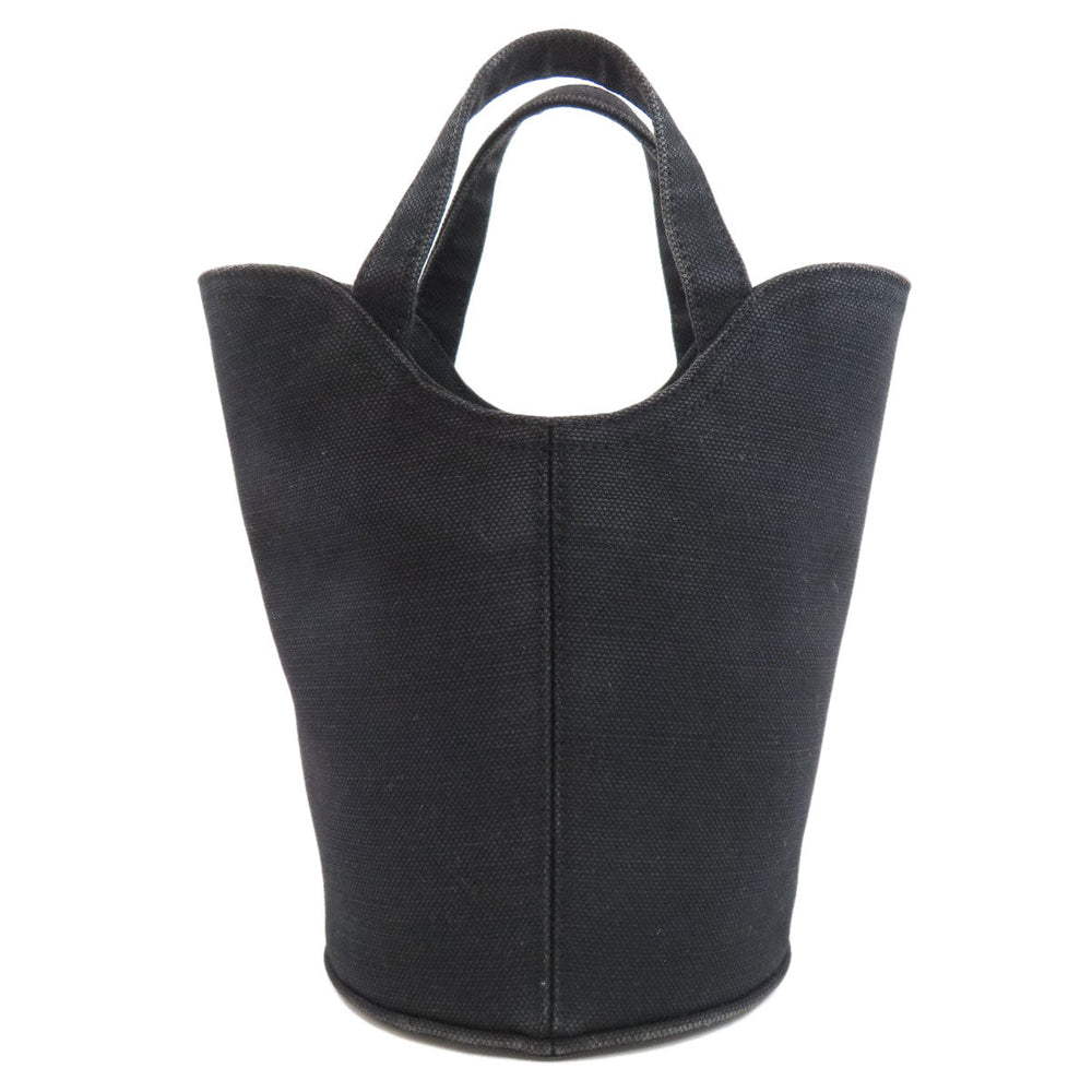 BALENCIAGA Handbag 619979 canvas black Basket 2WAY Women Used Authentic