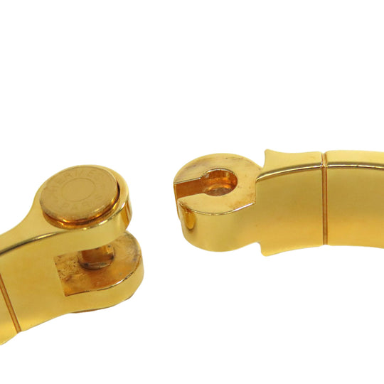 HERMES bracelet metallic gold Chaniere PM Women Used Authentic