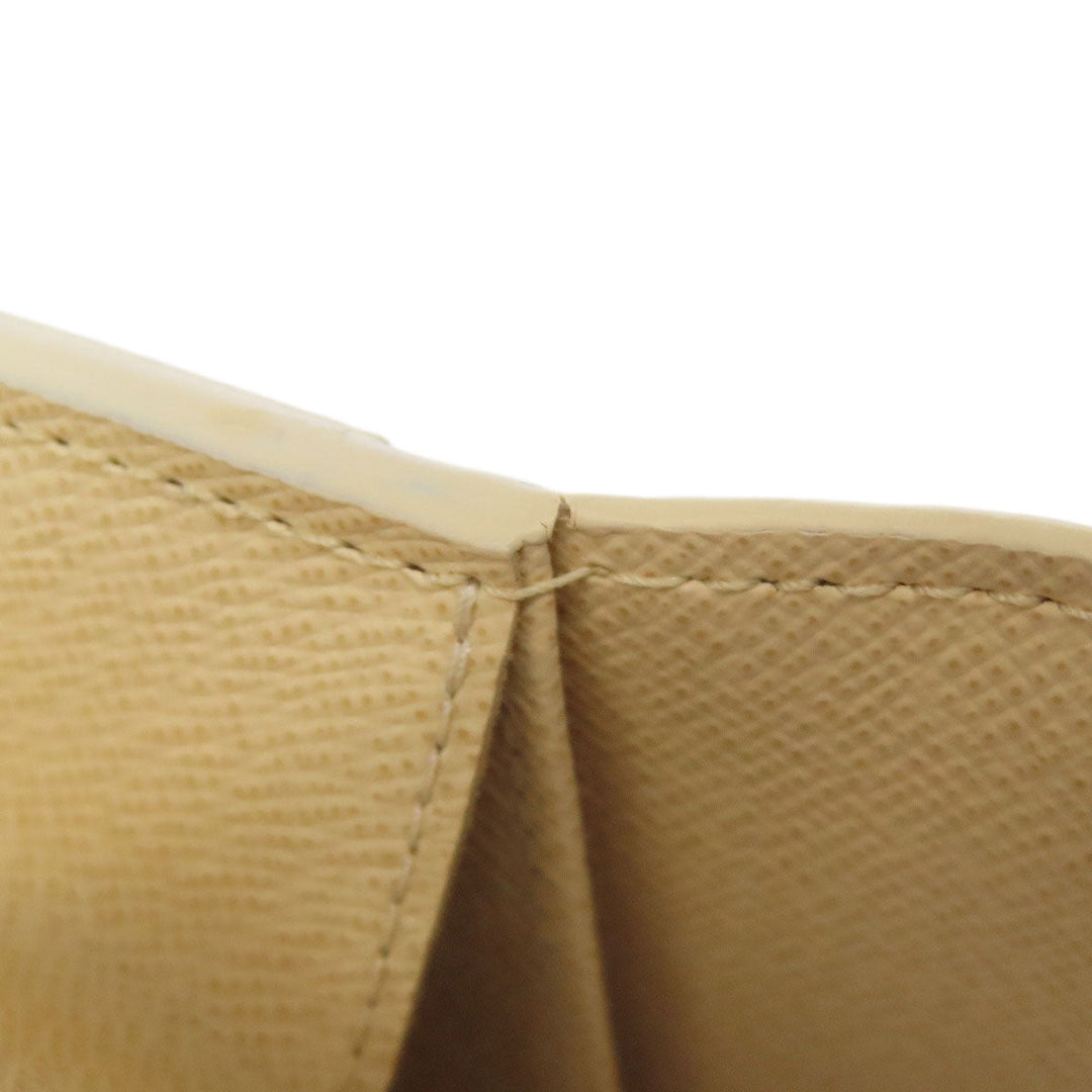 LOUIS VUITTON Long Wallet Purse N63208 Damier canvas white Portefeuille Sara