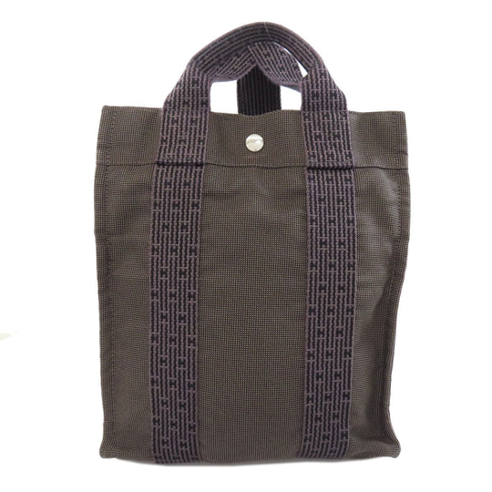 HERMES Backpack canvas gray Her Line add PM