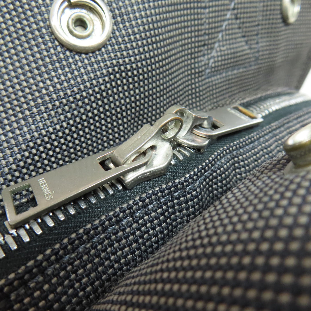 HERMES Backpack canvas gray Her Line add PM