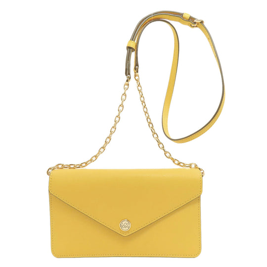 MICHAEL KORS Shoulder Bag PVC yellow Long shoulder