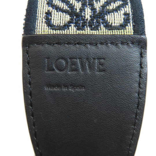 LOEWE Shoulder Bag Calfskin black gatedual mini Women Used Authentic