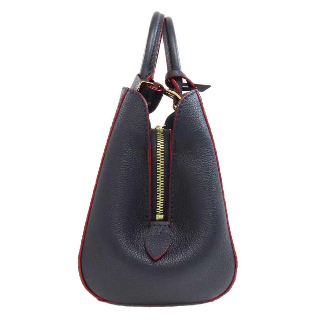 LOUIS VUITTON Handbag M42747 Ann Platt Navy Montaigne BB Women Used Authentic