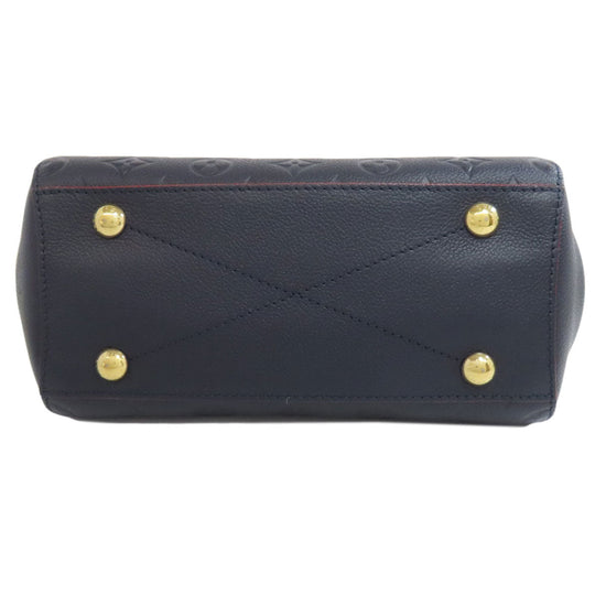 LOUIS VUITTON Handbag M42747 Ann Platt Navy Montaigne BB Women Used Authentic