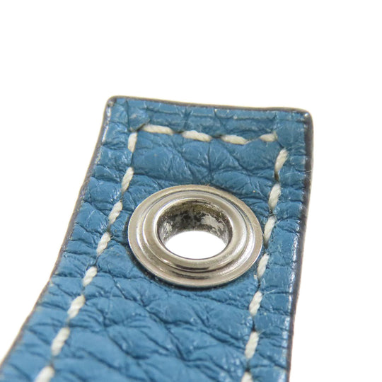 HERMES Handbag Taurillon Clemence blue Picotin Lock MM SilverMetal Women Used Authentic