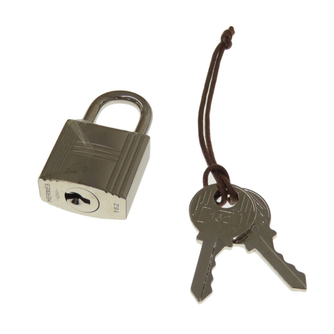 HERMES Handbag Taurillon Clemence beige Picotin Lock MM SilverMetal Women Used Authentic