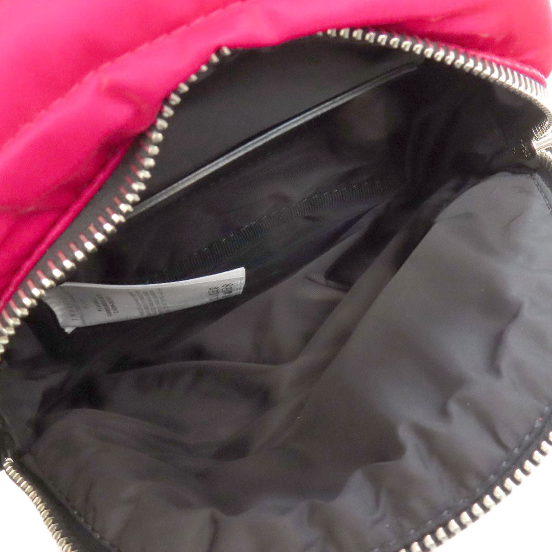 MONCLER Shoulder Bag Nylon Red logo Women Used Authentic