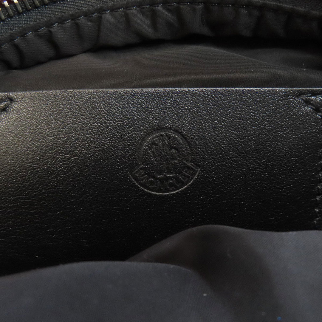 MONCLER Shoulder Bag Nylon Red logo Women Used Authentic