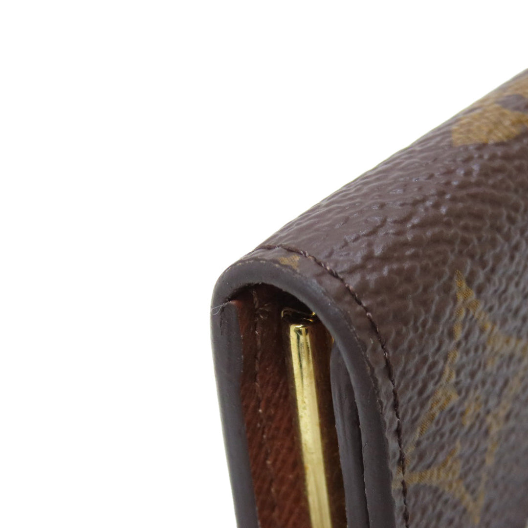 LOUIS VUITTON Key case Key holder  M69517 Monogram canvas Brown Multicles4 mens(Unisex) Used Authentic