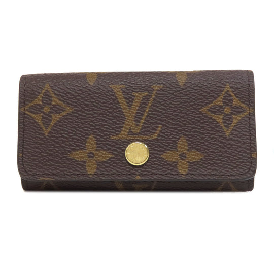 LOUIS VUITTON Key case Key holder  M69517 Monogram canvas Brown Multicles4 mens(Unisex) Used Authentic