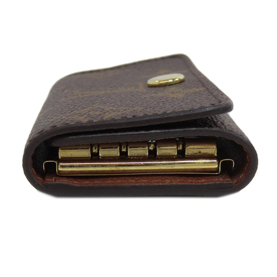 LOUIS VUITTON Key case Key holder  M69517 Monogram canvas Brown Multicles4 mens(Unisex) Used Authentic