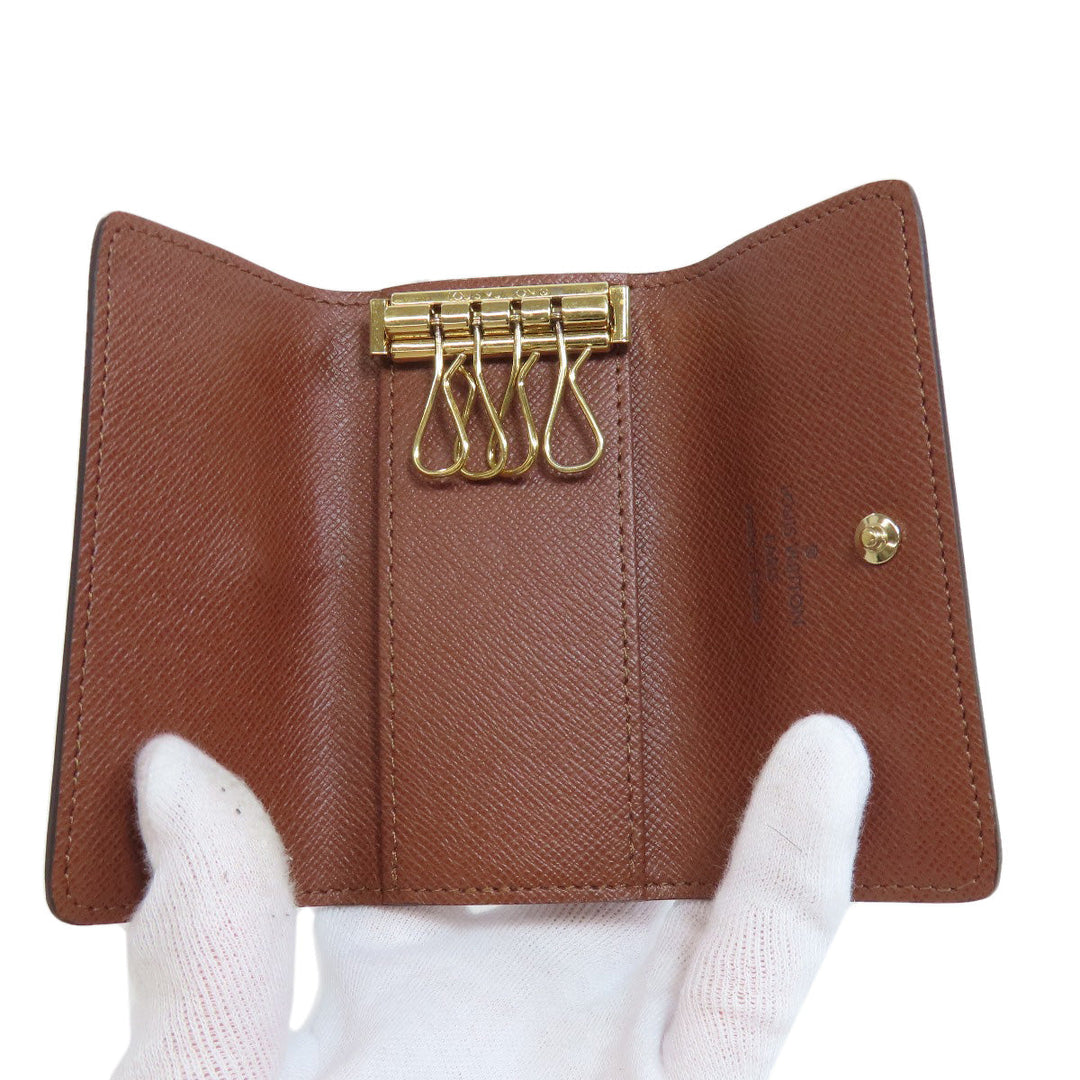 LOUIS VUITTON Key case Key holder  M69517 Monogram canvas Brown Multicles4 mens(Unisex) Used Authentic