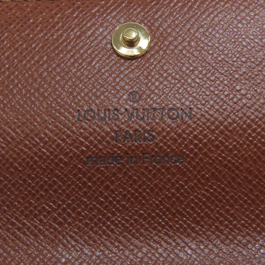 LOUIS VUITTON Key case Key holder  M69517 Monogram canvas Brown Multicles4 mens(Unisex) Used Authentic