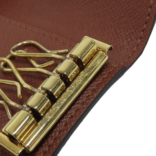LOUIS VUITTON Key case Key holder  M69517 Monogram canvas Brown Multicles4 mens(Unisex) Used Authentic