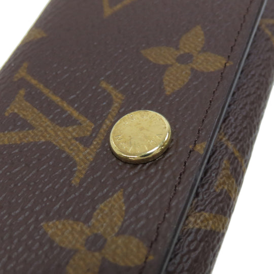 LOUIS VUITTON Key case Key holder  M69517 Monogram canvas Brown Multicles4 mens(Unisex) Used Authentic